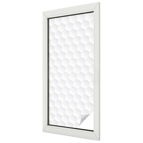 Fehér mozaik Öntapadós ablakfólia ólomüveg mintával