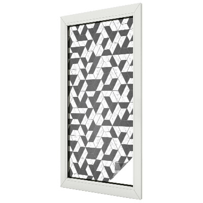 Geometriai illúziók Öntapadós ablakfólia ólomüveg mintával