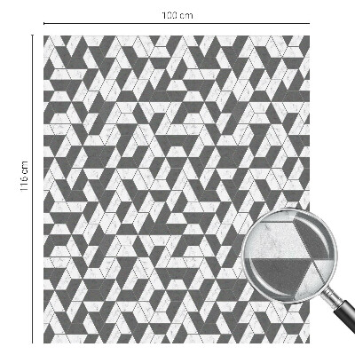 Geometriai illúziók Öntapadós ablakfólia ólomüveg mintával