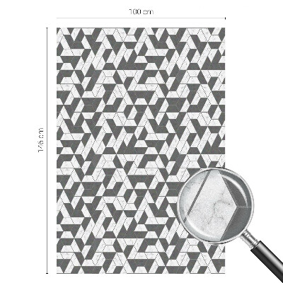 Geometriai illúziók Öntapadós ablakfólia ólomüveg mintával