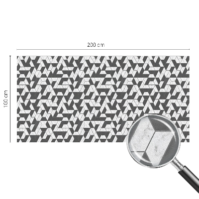 Geometriai illúziók Öntapadós ablakfólia ólomüveg mintával