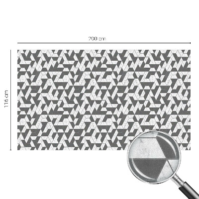 Geometriai illúziók Öntapadós ablakfólia ólomüveg mintával