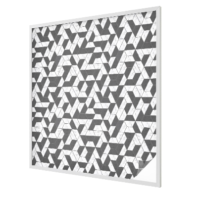 Geometriai illúziók Öntapadós ablakfólia ólomüveg mintával