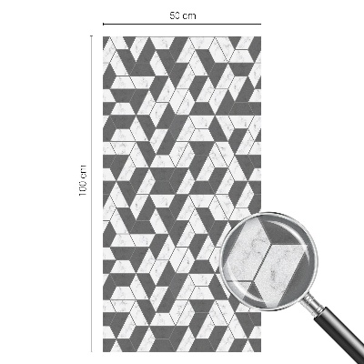 Geometriai illúziók Öntapadós ablakfólia ólomüveg mintával