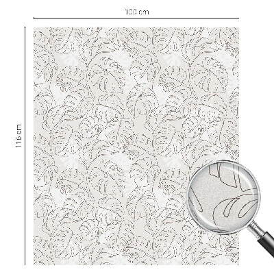 Növényi dísz Öntapadós üvegfólia vitrázs mintával