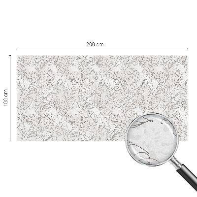 Növényi dísz Öntapadós üvegfólia vitrázs mintával