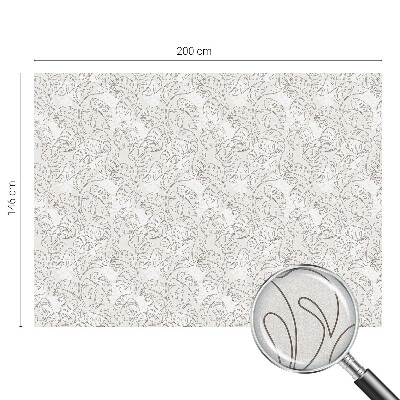 Növényi dísz Öntapadós üvegfólia vitrázs mintával