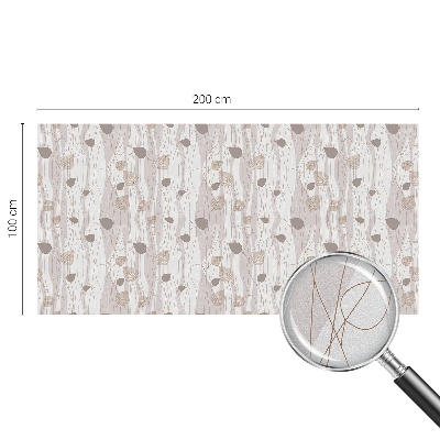 Elegáns levelek Belátásgátló fólia ablakra