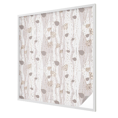 Elegáns levelek Belátásgátló fólia ablakra