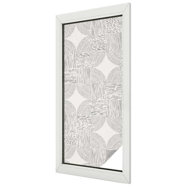 Békés szimmetria Belátásgátló fólia ablakra