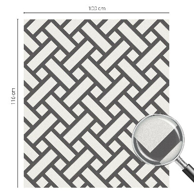 Összefonódó téglalapok Üvegfólia ablakra