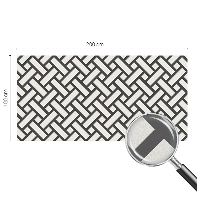 Összefonódó téglalapok Üvegfólia ablakra