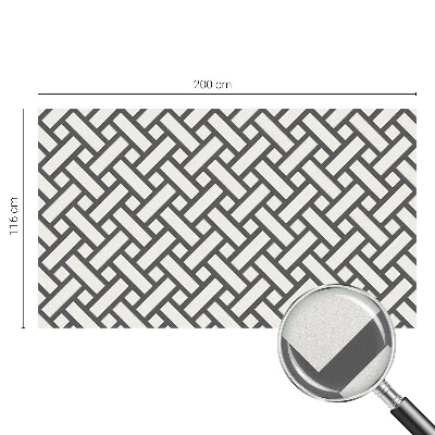 Összefonódó téglalapok Üvegfólia ablakra