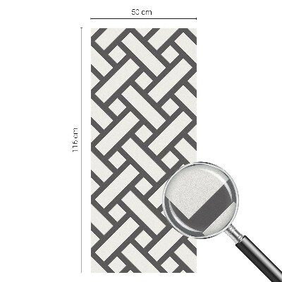 Összefonódó téglalapok Üvegfólia ablakra