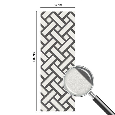 Összefonódó téglalapok Üvegfólia ablakra