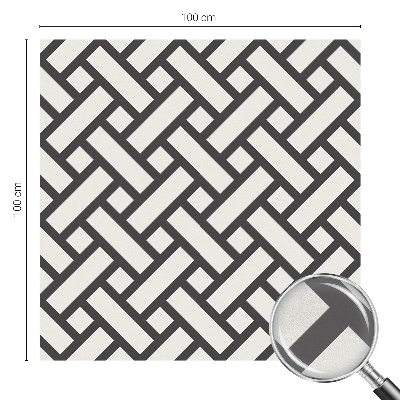 Összefonódó téglalapok Üvegfólia ablakra