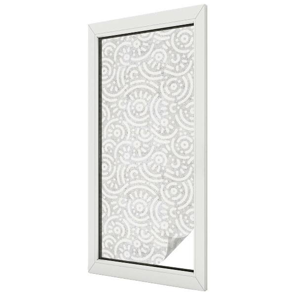 Geometriai absztrakció Üvegfólia ablakra