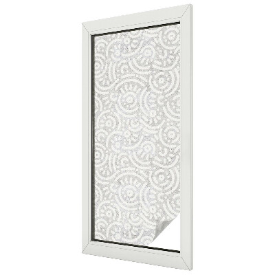 Geometriai absztrakció Üvegfólia ablakra