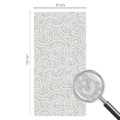 Geometriai absztrakció Üvegfólia ablakra