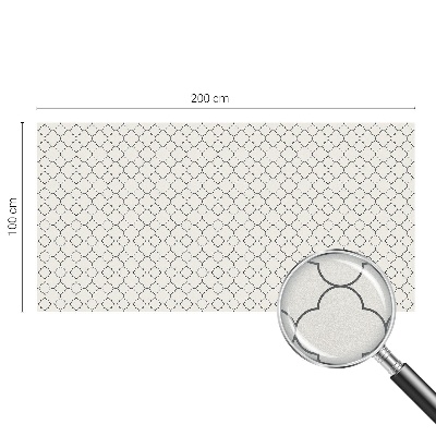 Egyszerű elegancia Öntapadós ablakfólia ólomüveg mintával