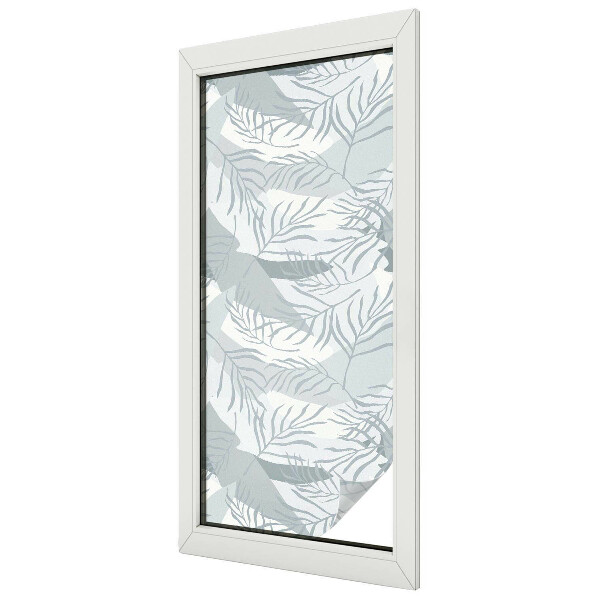 Finom levelek Öntapadós ablakfólia ólomüveg mintával