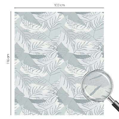 Finom levelek Öntapadós ablakfólia ólomüveg mintával