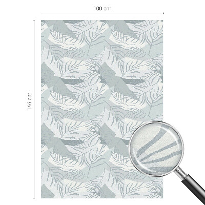 Finom levelek Öntapadós ablakfólia ólomüveg mintával