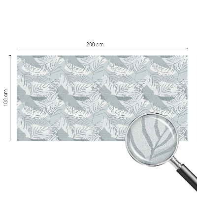 Finom levelek Öntapadós ablakfólia ólomüveg mintával