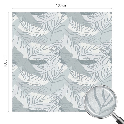 Finom levelek Öntapadós ablakfólia ólomüveg mintával