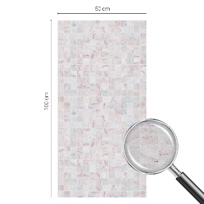 Kő mozaik Öntapadós üvegfólia vitrázs mintával