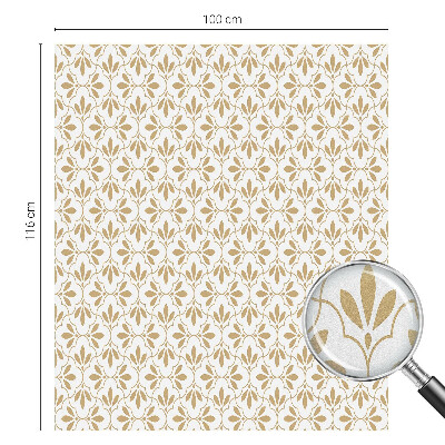 Növényi elegancia Öntapadós ablakfólia ólomüveg mintával