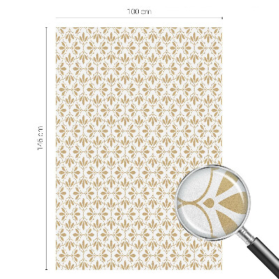 Növényi elegancia Öntapadós ablakfólia ólomüveg mintával