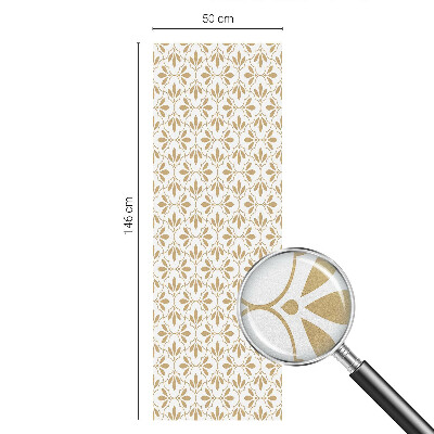 Növényi elegancia Öntapadós ablakfólia ólomüveg mintával