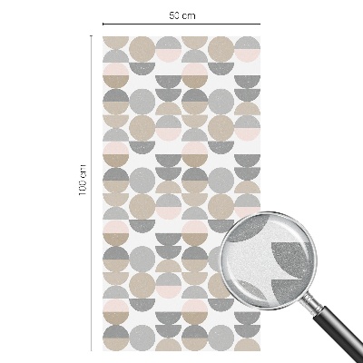 Geometriai minták Belátásgátló fólia ablakra