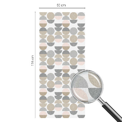 Geometriai minták Belátásgátló fólia ablakra