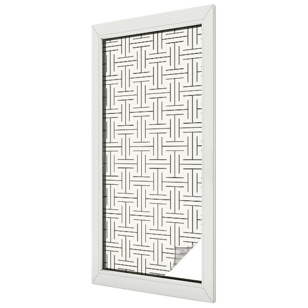 Szimmetrikus fonat Üvegfólia ablakra