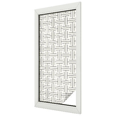 Szimmetrikus fonat Üvegfólia ablakra