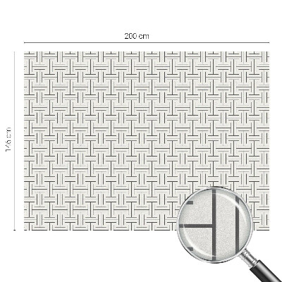 Szimmetrikus fonat Üvegfólia ablakra