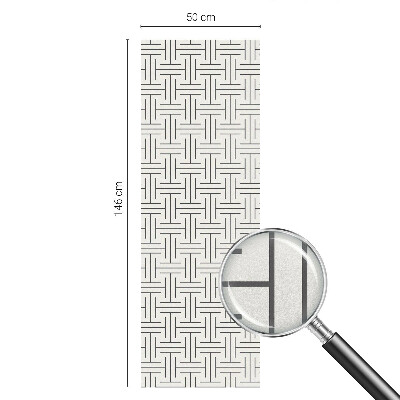 Szimmetrikus fonat Üvegfólia ablakra