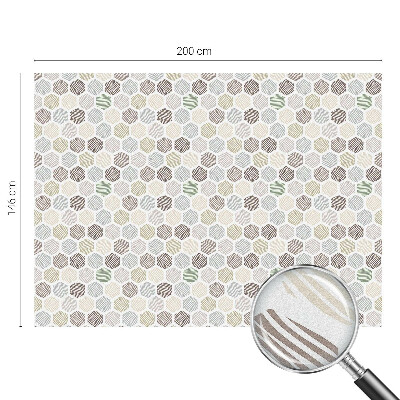 Geometriai hullámok Üvegfólia ablakra