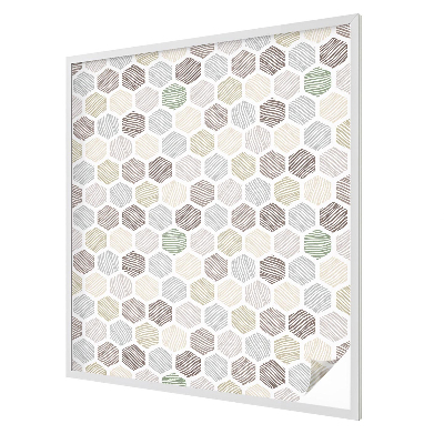 Geometriai hullámok Üvegfólia ablakra