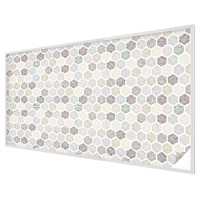 Geometriai hullámok Üvegfólia ablakra