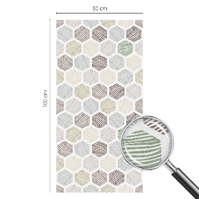 Geometriai hullámok Üvegfólia ablakra