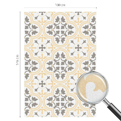 Növényi minták Öntapadós ablakfólia ólomüveg mintával