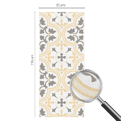 Növényi minták Öntapadós ablakfólia ólomüveg mintával