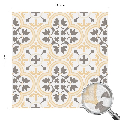 Növényi minták Öntapadós ablakfólia ólomüveg mintával