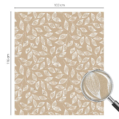 Levelek természet Ablaküveg fólia belátásgátló