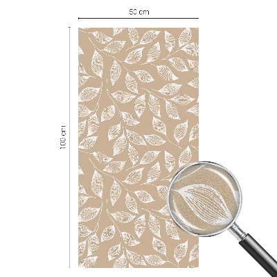 Levelek természet Ablaküveg fólia belátásgátló