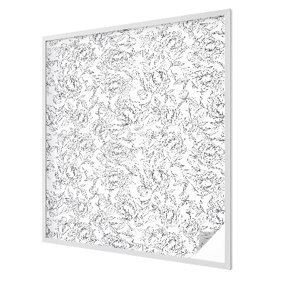 Virágmotívum Üvegfólia ablakra