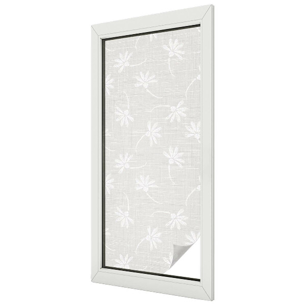 Virágminták Belátásgátló fólia ablakra